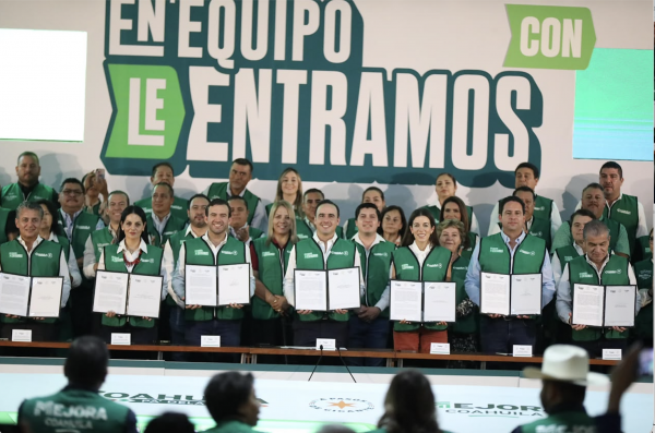 "En equipo le entramos" con 3 mil mdp para obras y servicios en los 38 municipios: Manolo